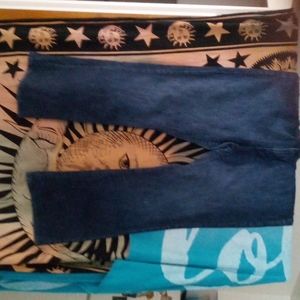 Gap curvy -low rise -stretch, dark blue jeans ,size 18. Cute add ONS also.